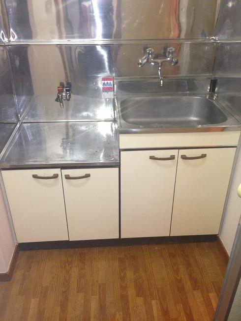 Kitchen. Sink even spread of the kitchen