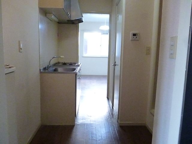 Kitchen. Refrigerators put kitchen space