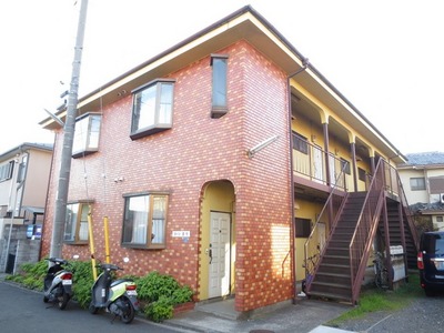 Building appearance. Sunny