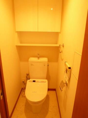 Toilet. There Washlet