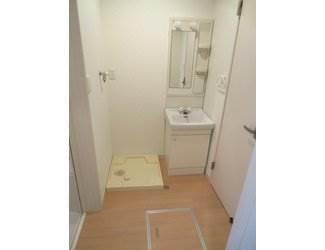 Washroom. Large independent wash basin