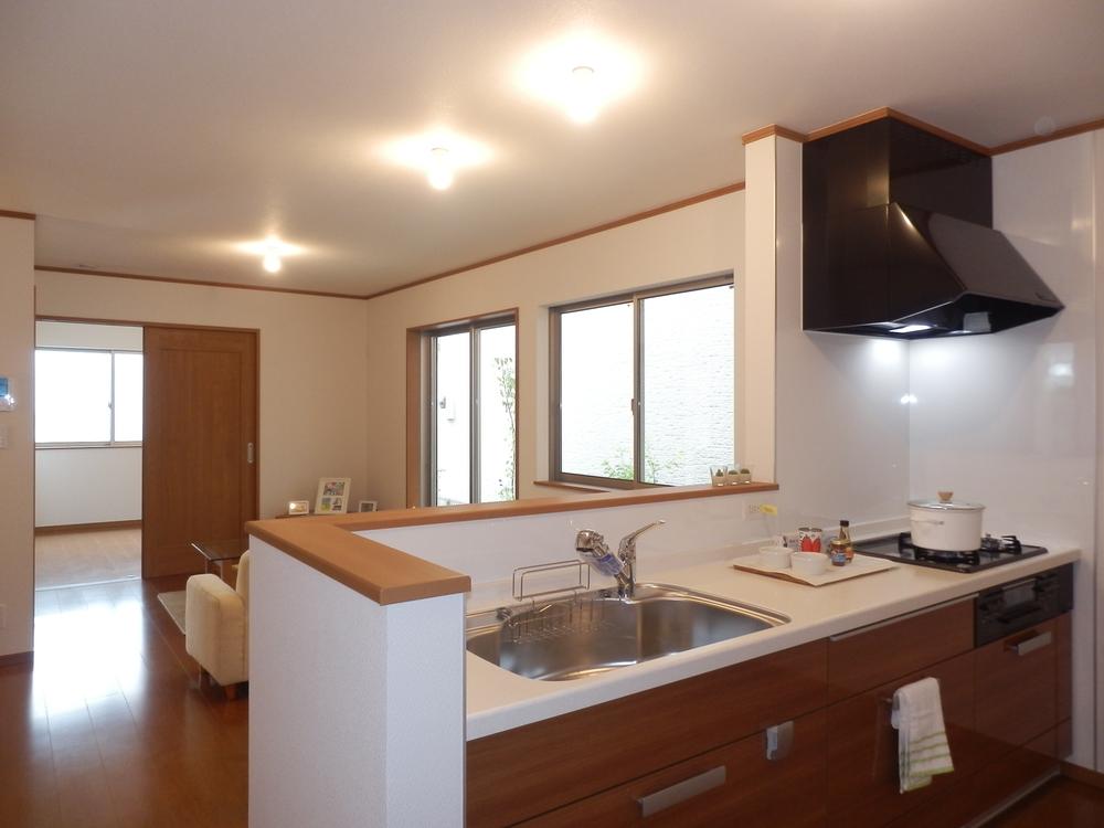 Kitchen. Popular face-to-face kitchen adoption.