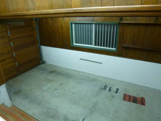 Parking lot. You go to the parking lot from inside the house