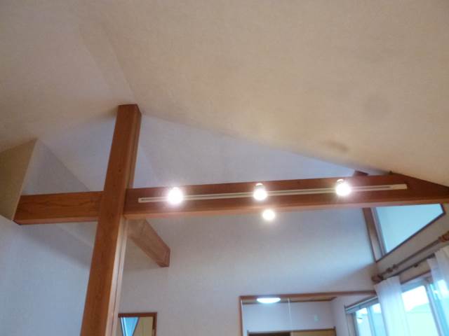 Living and room. Ceiling is increased