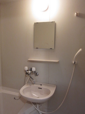 Washroom. There mirror