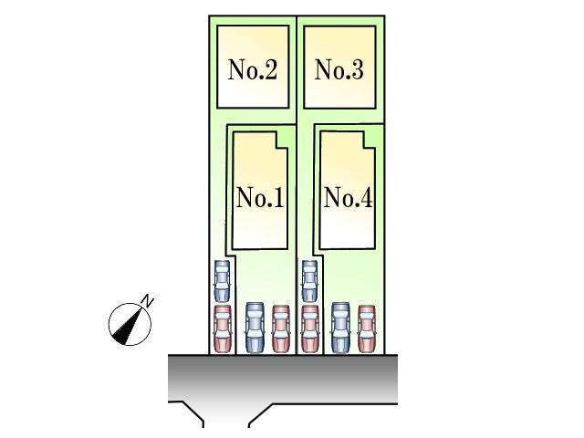 The entire compartment Figure. Higashitokura 1-chome, the entire compartment view