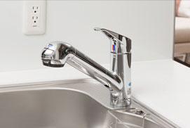 Other. Water purifier built-in hand shower faucet is, Simple and easy to use shower head can be pulled out, Convenient to wash away every corner of the sink. Also, Because the water purifier built-in, It is possible to use clean water to every day of cooking. (Same specifications)