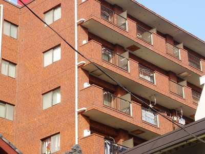 Building appearance. Day good