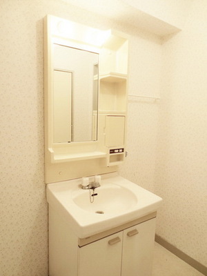 Washroom. Independent wash basin