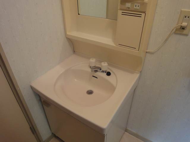 Washroom. There is a wash basin. 