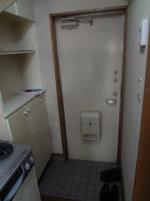 Entrance. It is with cupboard.