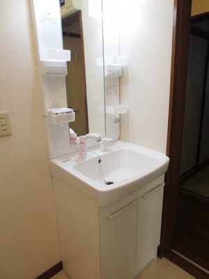 Washroom. Independent wash basin