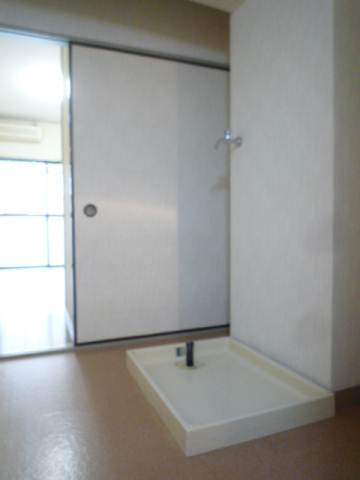 Other room space. Washing machine in the room