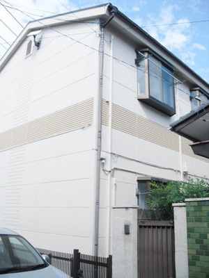 Building appearance. Day good