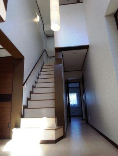 Entrance. Stairs to the second floor