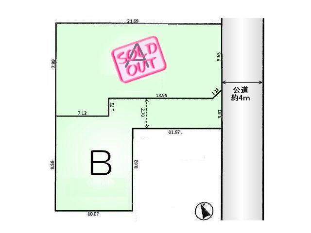 The entire compartment Figure. Honda 3-chome compartment view