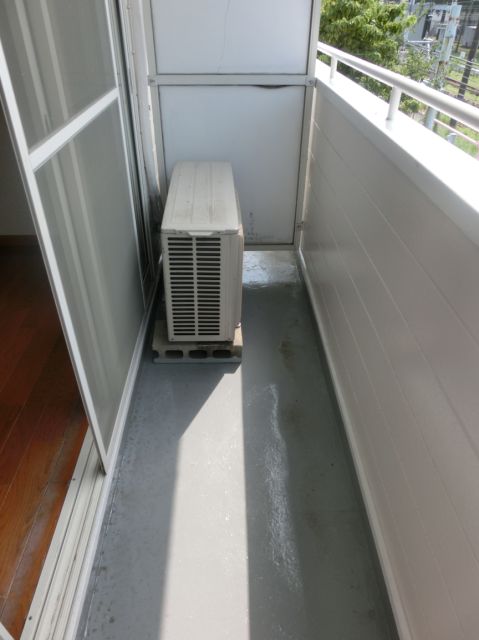 Balcony. Spacious veranda