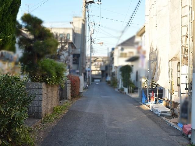 Local photos, including front road. Kokubunji Honda 5-chome, contact road situation