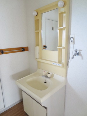 Washroom. Independent wash basin