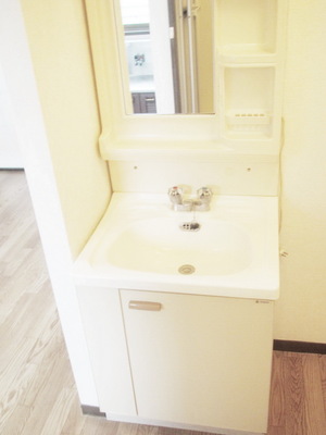 Washroom. Independent wash basin