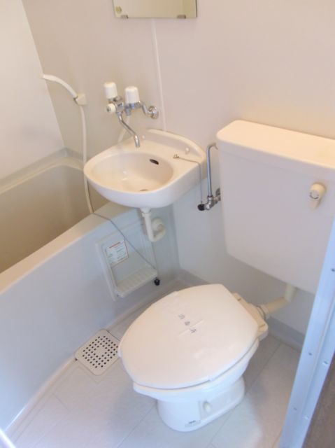 Toilet. Unit is a bus