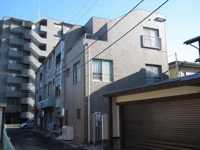 Building appearance. Sunny