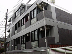 Building appearance. It is a quiet residential area.