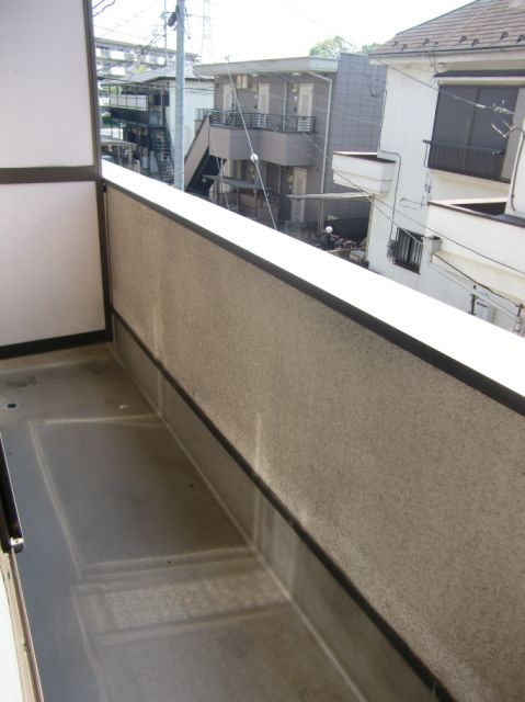 Balcony. Sunny veranda