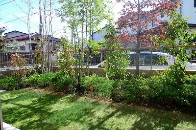 Model house photo. Model is House. Guests visit.