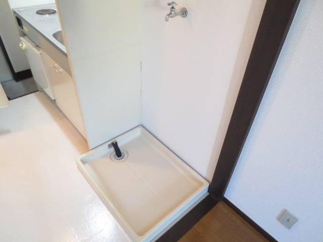 Other room space. Washing machine in the room