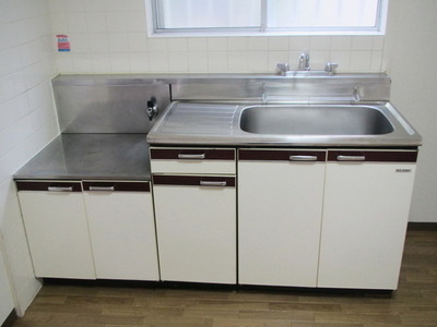 Kitchen. Gas two-burner installation Allowed Kitchen