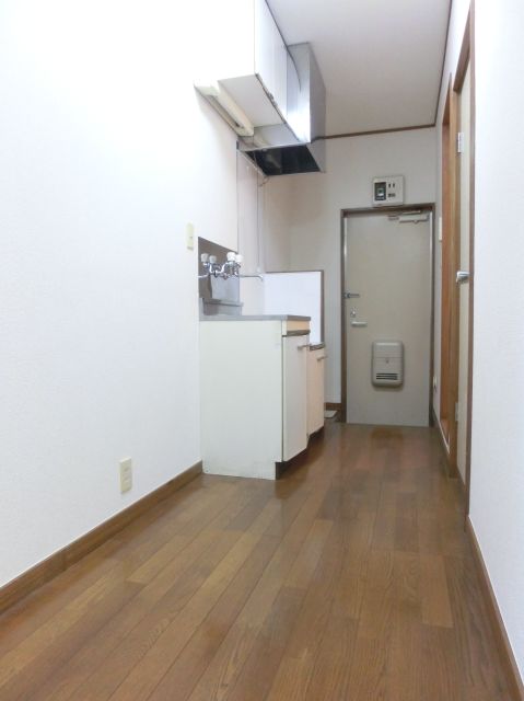 Living and room. Kitchen space as seen from the living room