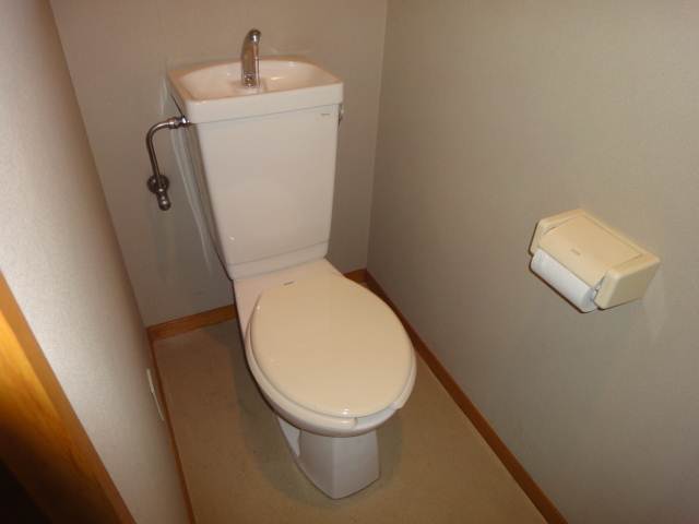 Toilet. Popular bus Restroom