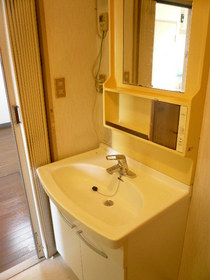 Washroom. Independent wash basin