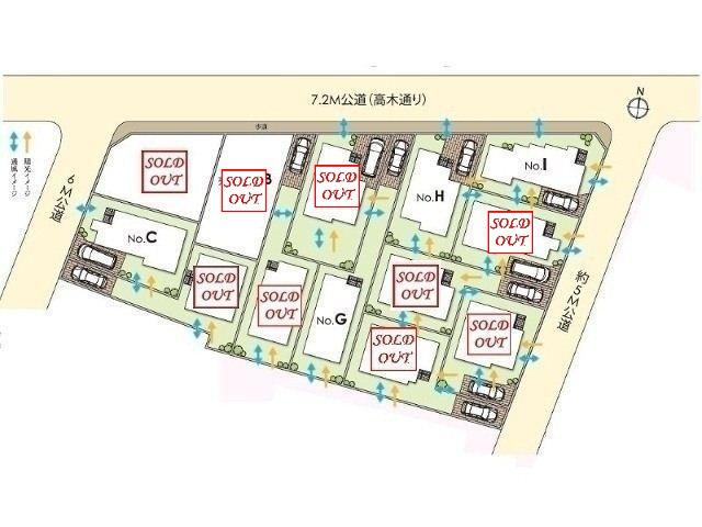 The entire compartment Figure. Kokubunji Shinmachi 3-chome compartment view