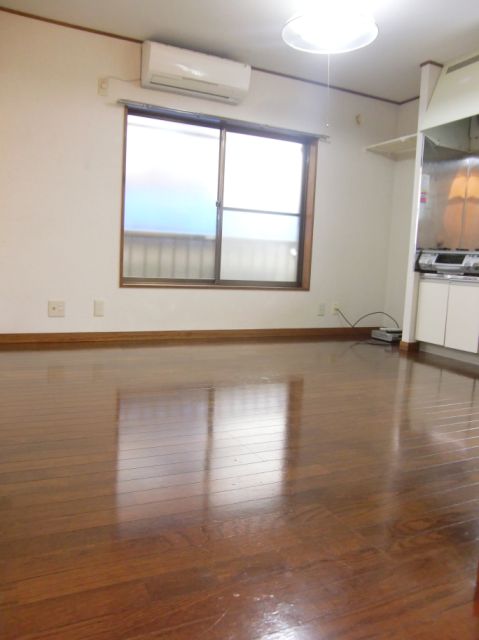 Living and room. Spread of studio