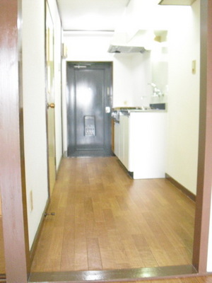 Other room space. Around the kitchen