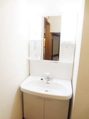 Washroom. Independent wash basin