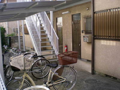 Parking lot. Covered parking