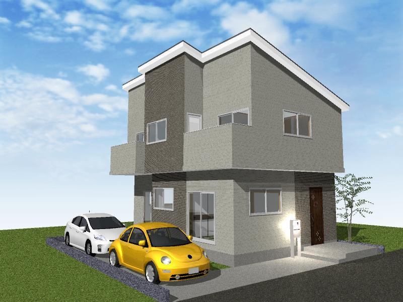 Building plan example (Perth ・ appearance). Building plan example ( No. 3 locations) Building Price      11 million yen, Building area 96.39 sq m