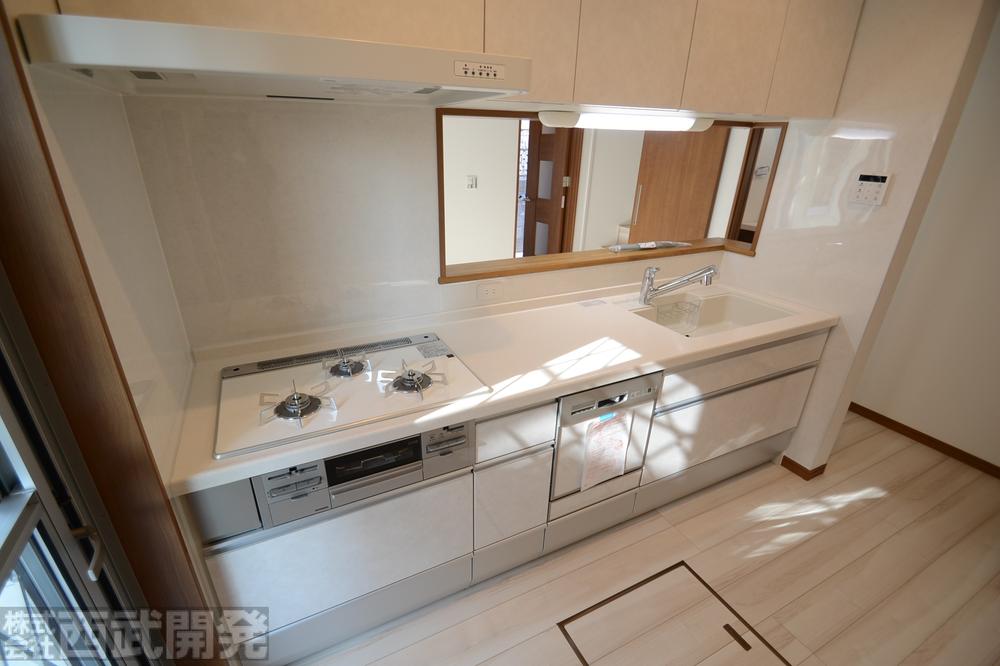 Kitchen. Artificial marble counter kitchen