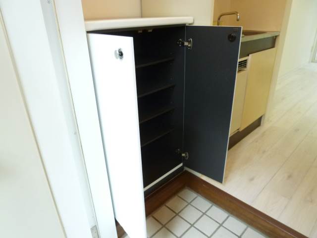 Entrance. Plenty of shoebox