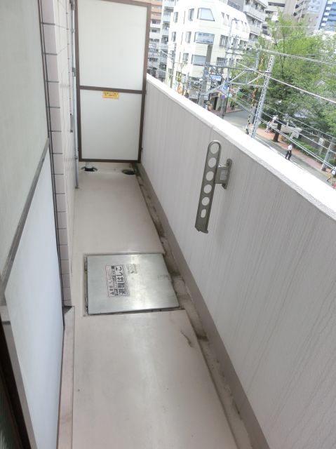 Balcony. Veranda is also wide