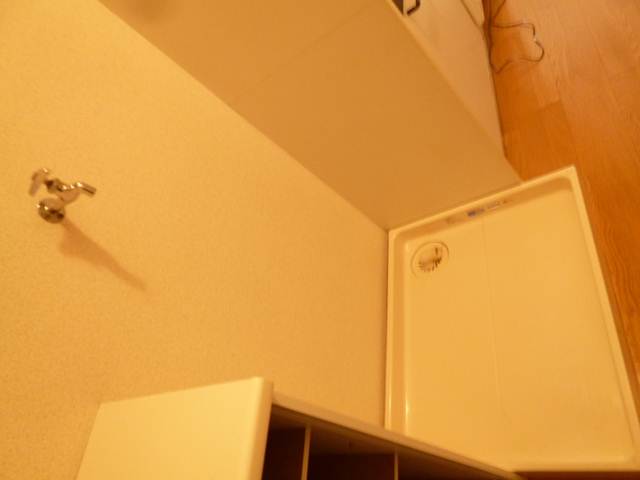 Other room space. Washing machine in the room