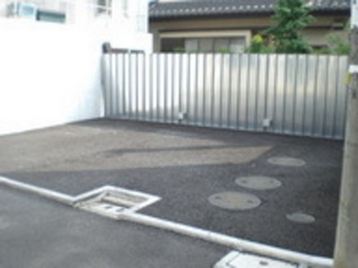 Parking lot. Parking space