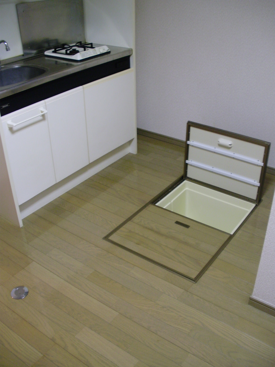 Kitchen. With under-floor storage