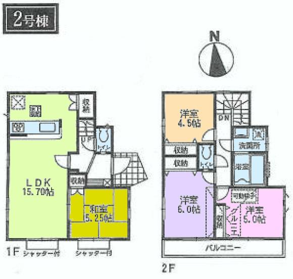 Floor plan. 42,500,000 yen, 4LDK, Land area 108.54 sq m , Building area 86.12 sq m floor plan