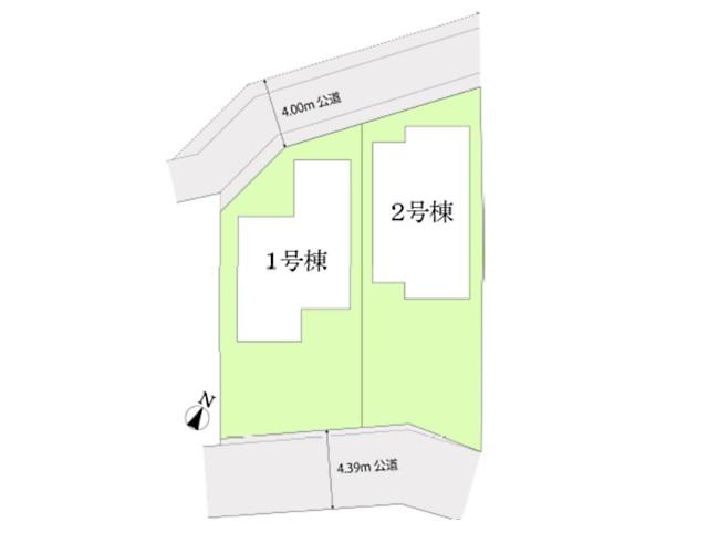 The entire compartment Figure. Komae City Inogata 3-chome, the entire compartment view
