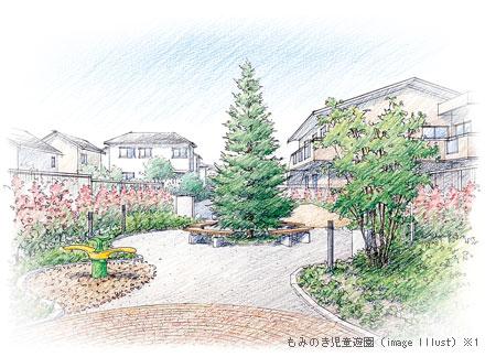 Other. Fir tree city carve a rich storage along with the age of the children's park image illustrations fir tree