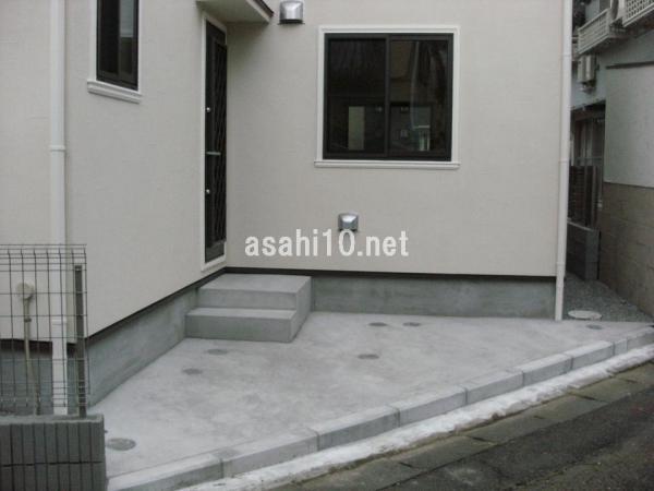 Local appearance photo. North side back door